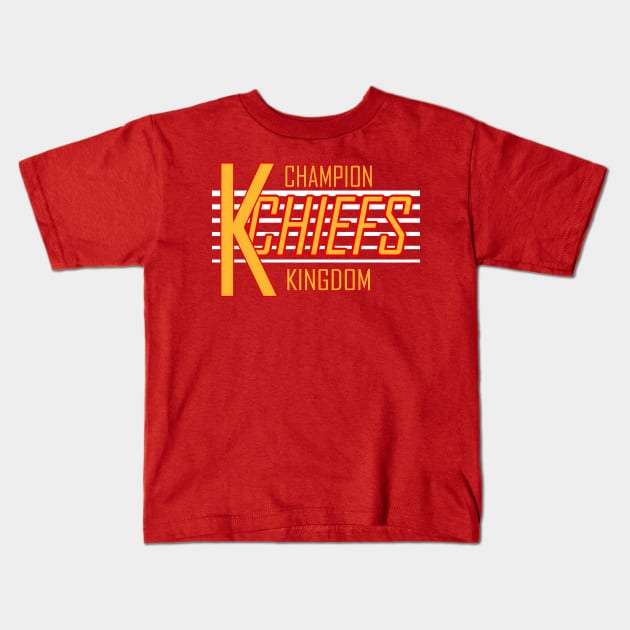 chiefs Kids T-Shirt by Amberstore